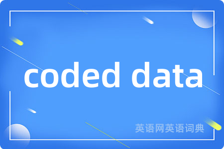 coded data
